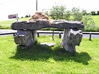 Irlande - Co Clare - The Burren - Dolmen pres de Leamaneh Castle (1)